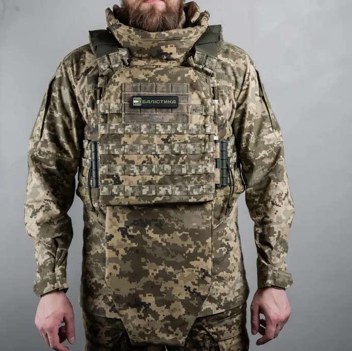 Балістика Полегшений бронежилет "Сармат L-XL" 27х33 з балістичним захистом 1 класу (ММ-14)