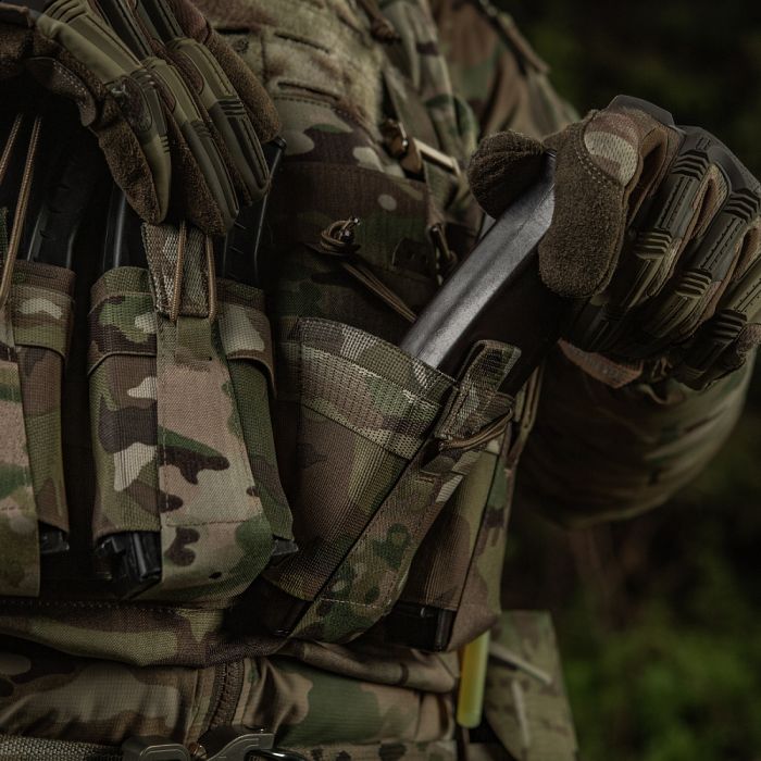 M-Tac передня панель для чохла бронежилета Sturm на 4 магазина Multicam