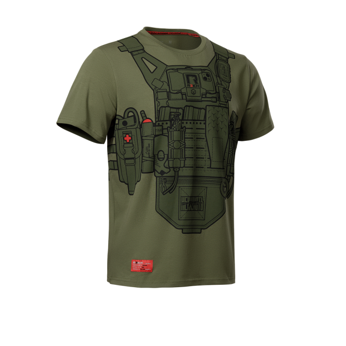 R3ich футболка Plate 5,56 V3 Ranger Green
