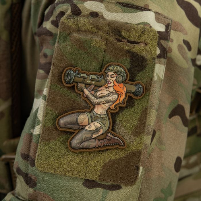 M-Tac нашивка Tactical girl №10 PVC Skandinavik