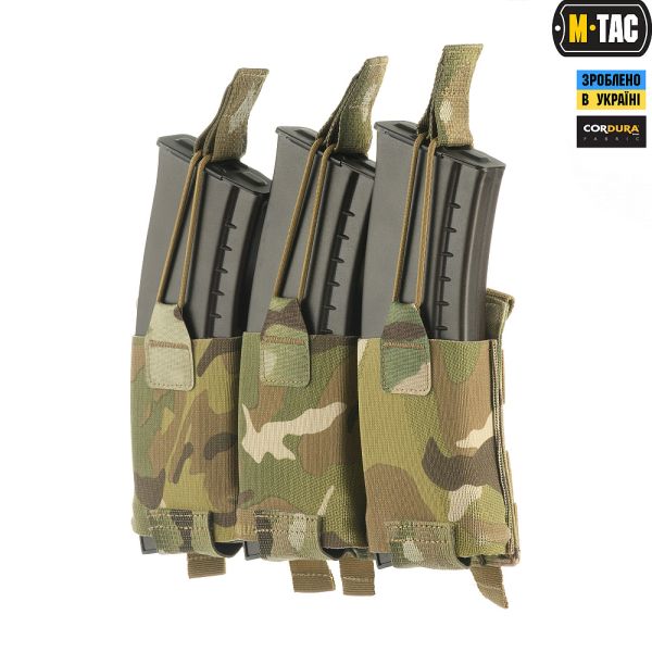 M-Tac підсумок еластичний на 3 магазина Elite Multicam