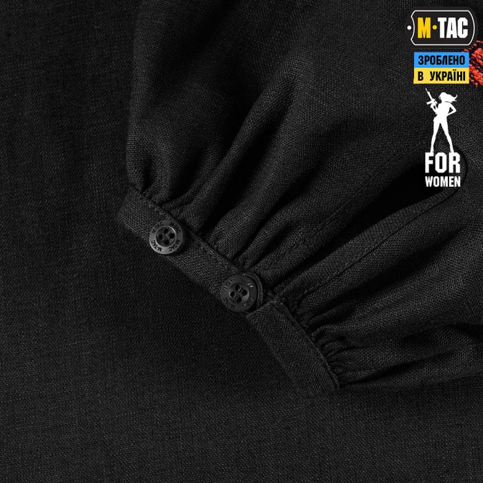 M-Tac вишиванка жіноча 100% льон чорна