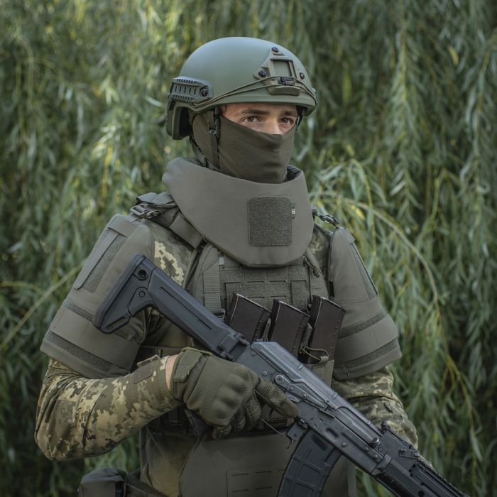 M-Tac Горжет з балістичними пакетами 1 клас захисту Elite Gen.II Ranger Green