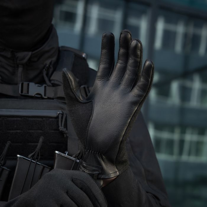 M-Tac рукавички Nomex Sport Leather Black