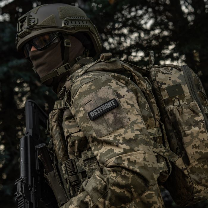 M-Tac нашивка Ostfront Black/Grey