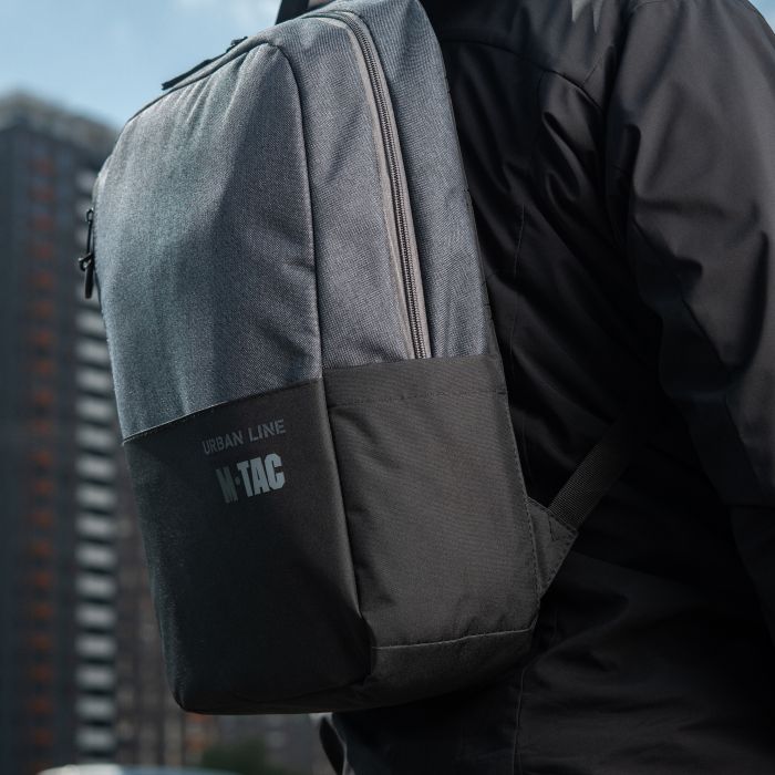 M-Tac рюкзак Urban Line Laptop Pack Dark Grey
