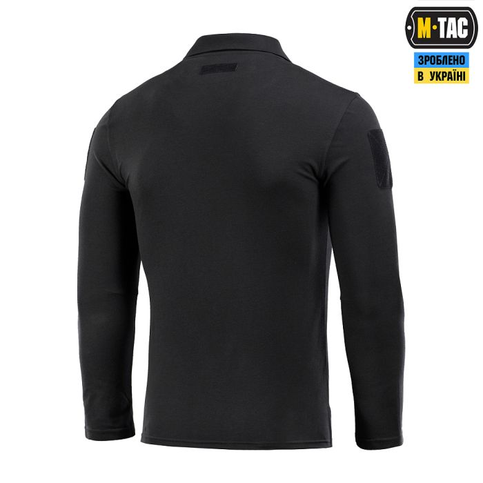 M-Tac поло тактичне довгий рукав 65/35 Black