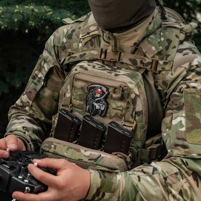 M-Tac нашивка FPV Operator PVC Black/Grey