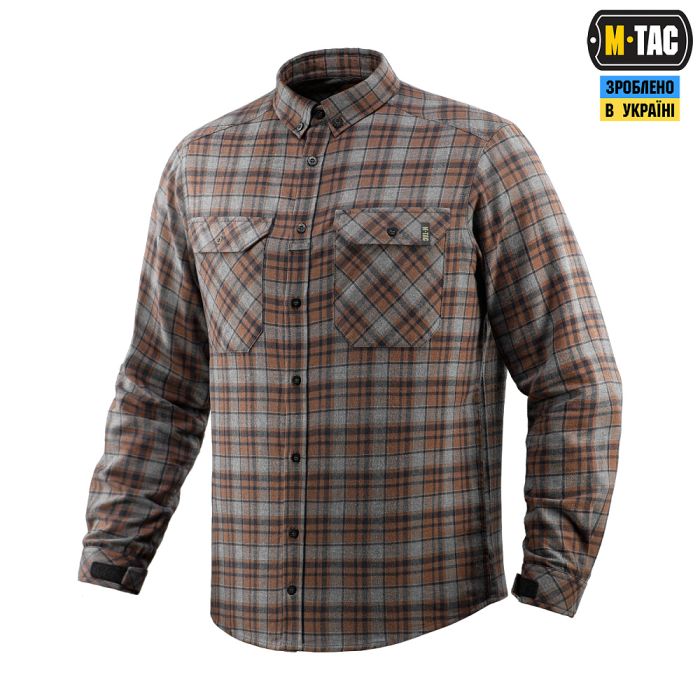 M-Tac сорочка Lumberjack Merino Cold Weather Gray/Brown