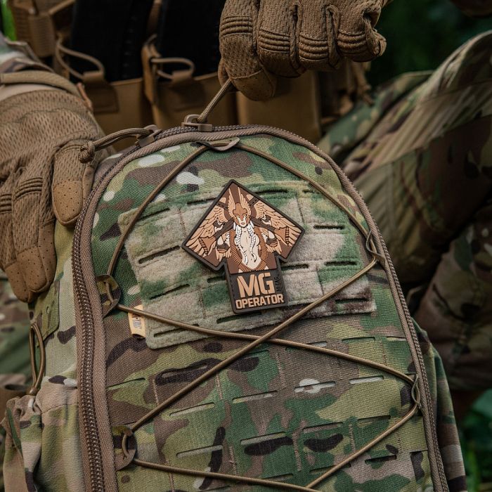 M-Tac нашивка MG Operator PVC coyote