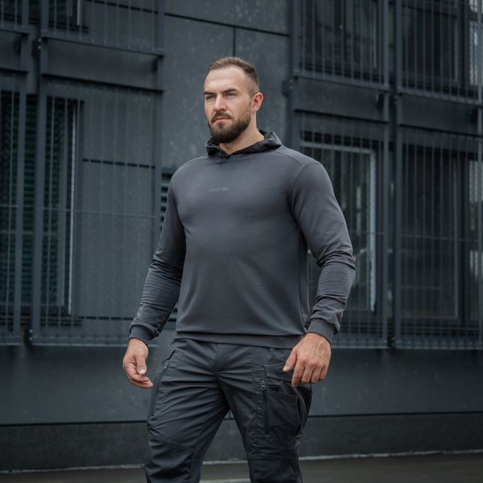 M-Tac кофта Hoodie Born by Revolution Dark Grey