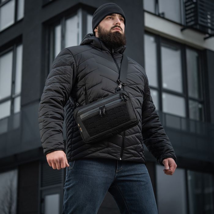 M-Tac сумка Admin Bag Medium Elite з липучкою Black