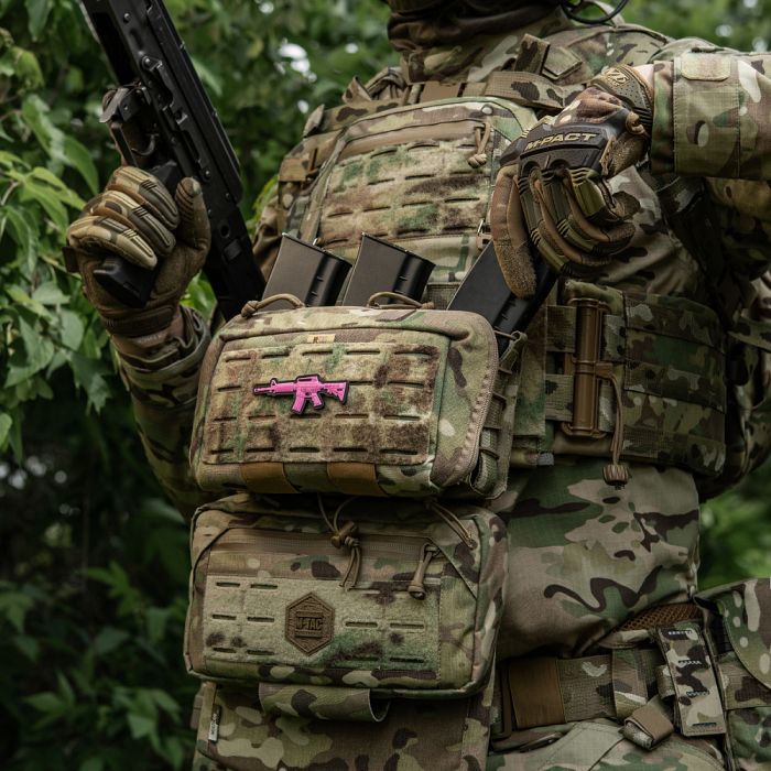 M-Tac нашивка M4A1 3D PVC Pink