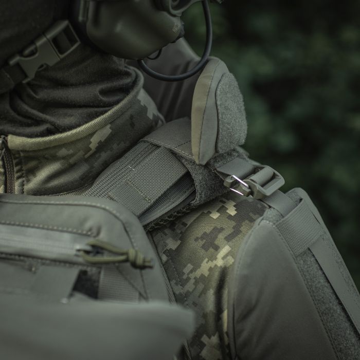 M-Tac Горжет сумісний з активними навушниками 1 клас захисту Elite Ranger Green