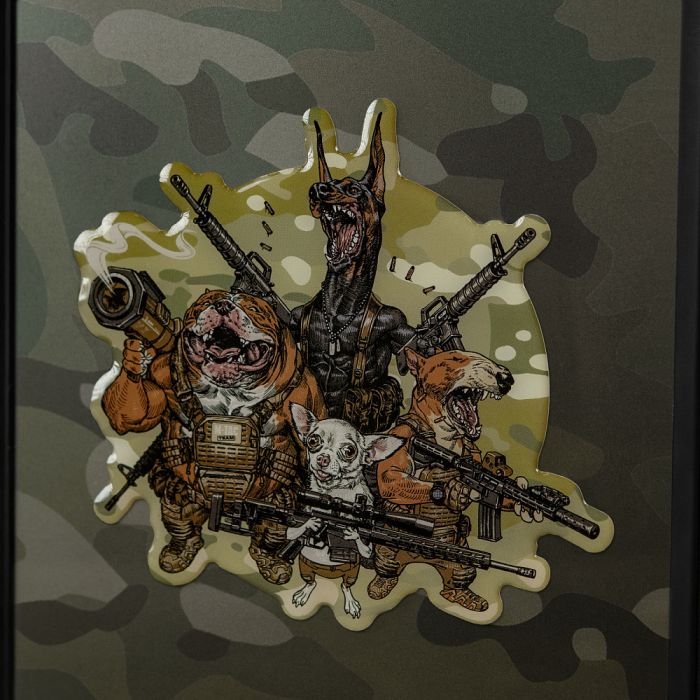 M-Tac наклейка об'ємна Rex Team