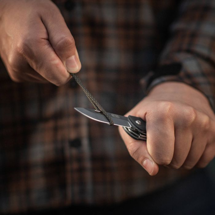 M-Tac ніж складаний Type 9 (6 інструментів) Black/Steel