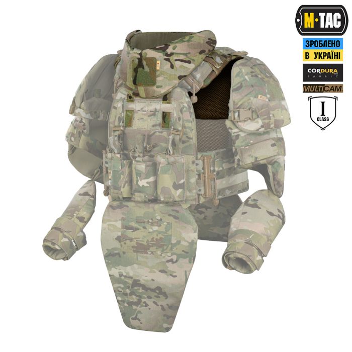 M-Tac Горжет з балістичними пакетами 1 клас захисту Elite Gen.II Multicam