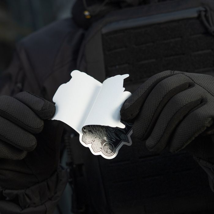 M-Tac наклейка Odin світловідбиваюча Black