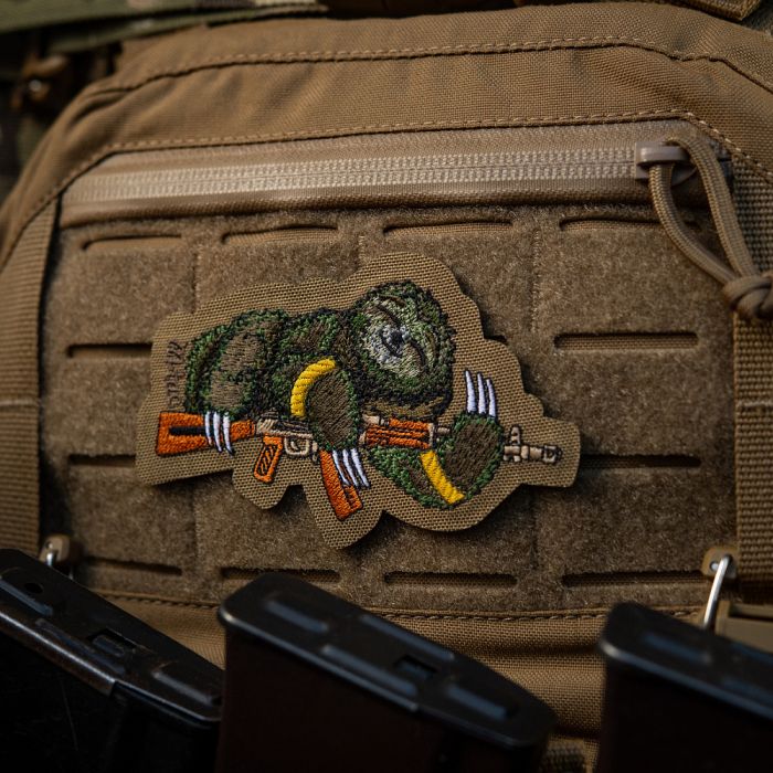 M-Tac нашивка Лінивець (вишивка) Coyote