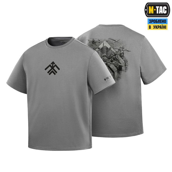 M-Tac футболка Хартія Oversize Light Grey