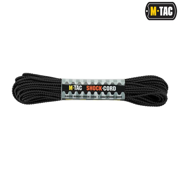 M-Tac паракорд Shock-Cord 3mm 15m Dragon Skin Black