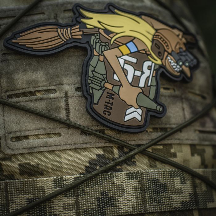 M-Tac нашивка Баба-Яга "горизонтальна" full color