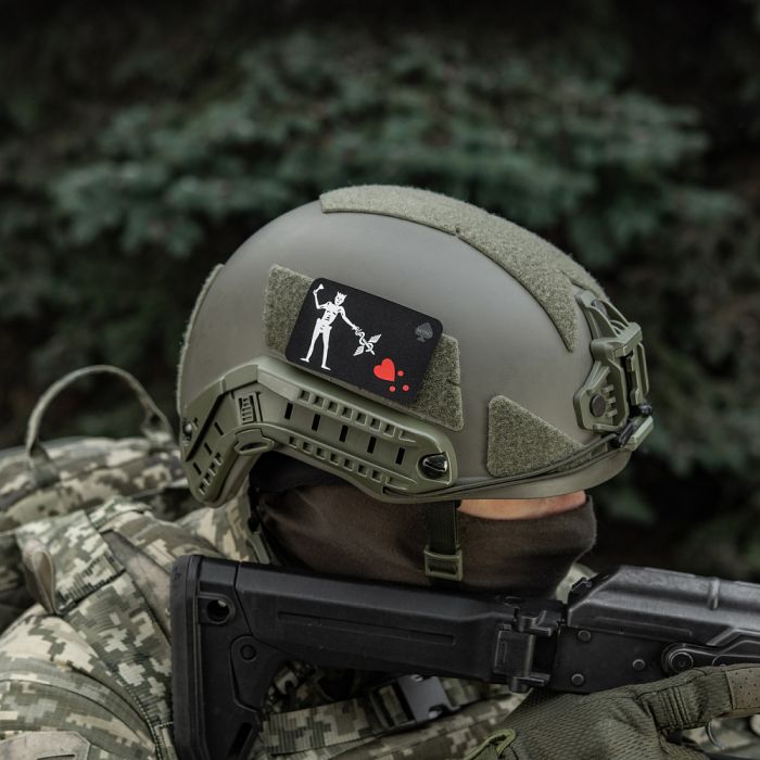 M-Tac нашивка прапор Чорна Борода Медик Black