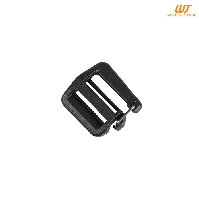 Woojin Plastic регулятор ременя с замком Gate Keeper Lock 25mm HD Black Left