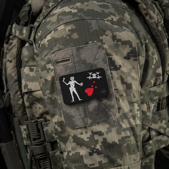 M-Tac нашивка прапор Чорна Борода Дрон Black
