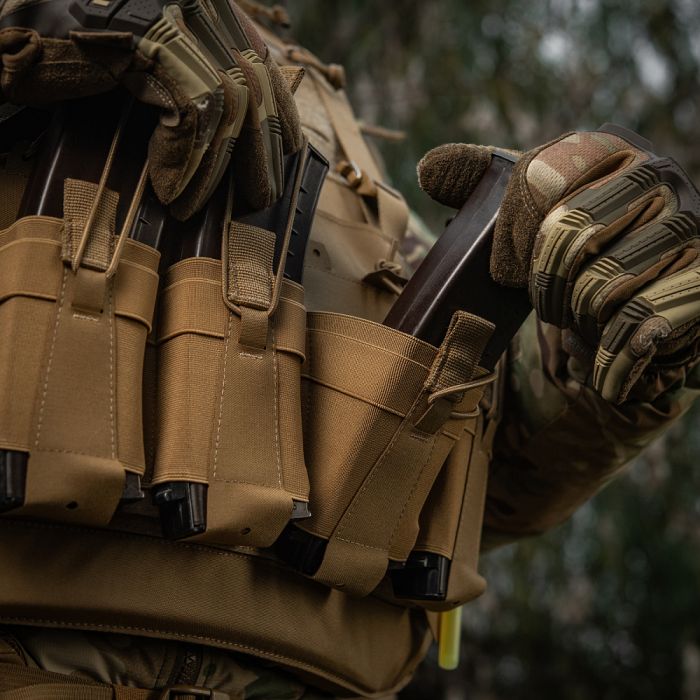 M-Tac передня панель для чохла бронежилета Sturm на 4 магазина Coyote