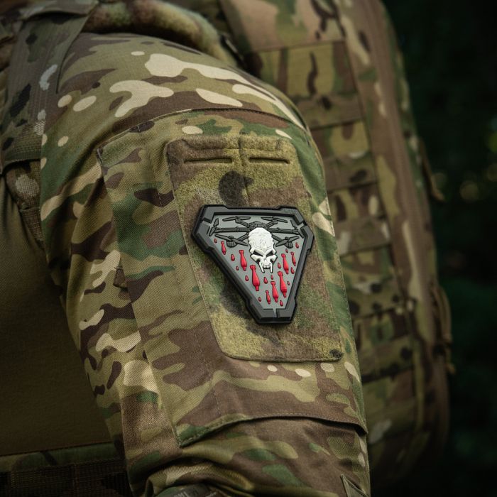 M-Tac нашивка Vampir PVC Black/Grey