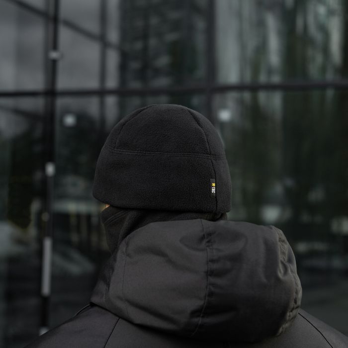 M-Tac шапка Watch Cap Elite фліс (320г/м2) with Slimtex Black