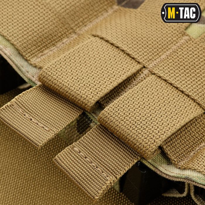 M-Tac підсумок еластичний на 3 магазина Elite Multicam