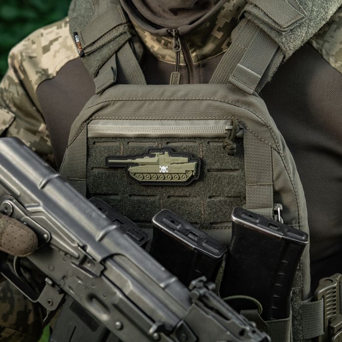 Нашивка Танк череп