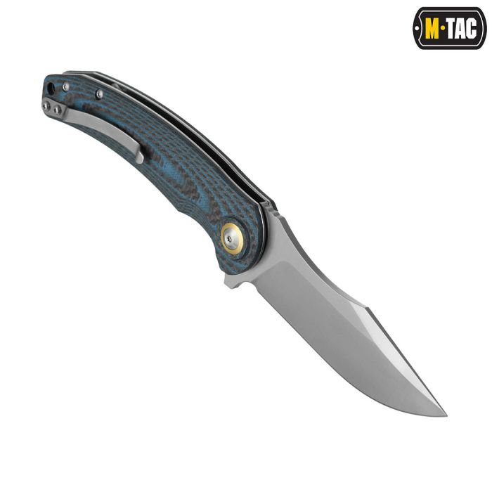 M-Tac ніж складний Type 15 Carbon/Blue