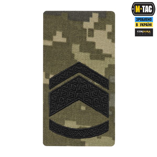 M-Tac погон на липучці Майстер сержант (вишивка) MM14