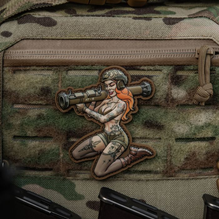 M-Tac нашивка Tactical girl №10 PVC Tattoo