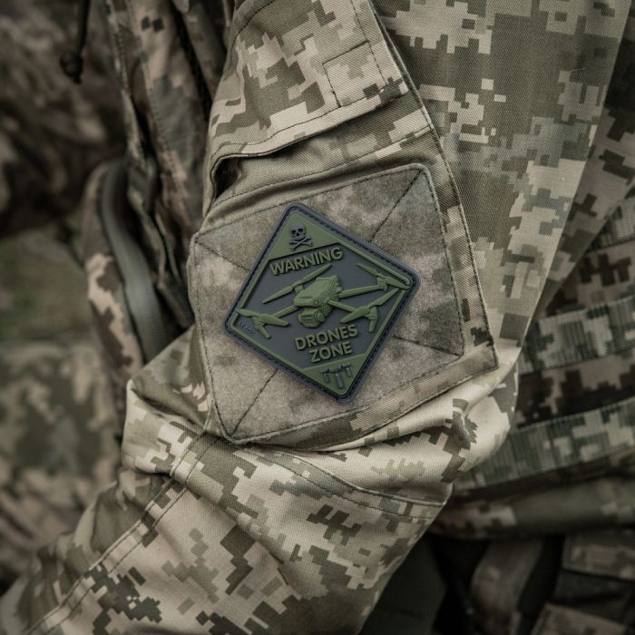 M-Tac нашивка Drones Zone PVC Olive