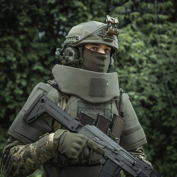 M-Tac Горжет сумісний з активними навушниками 1 клас захисту Elite Ranger Green