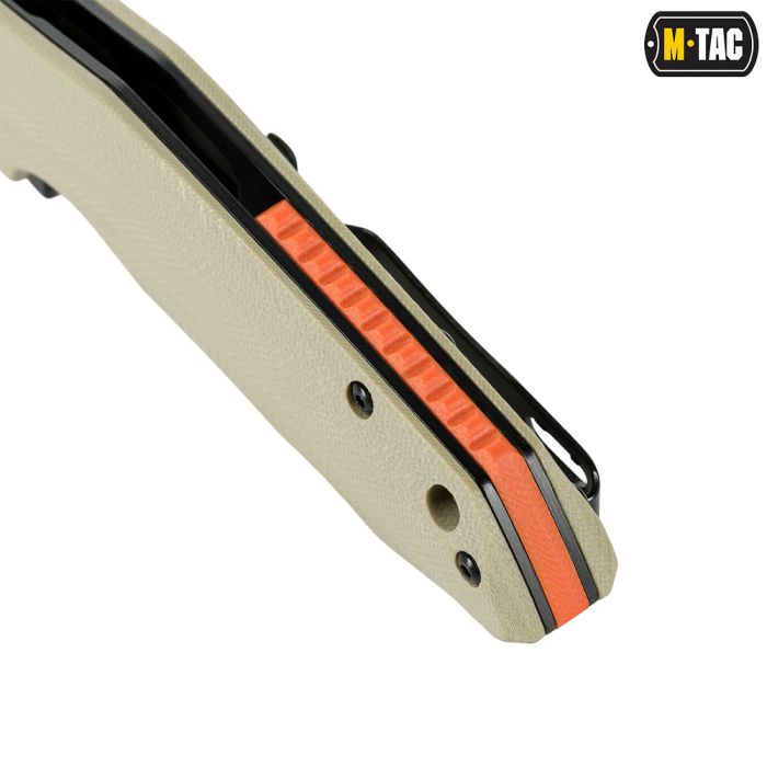 M-Tac ніж складний Type 12 Sand/Black