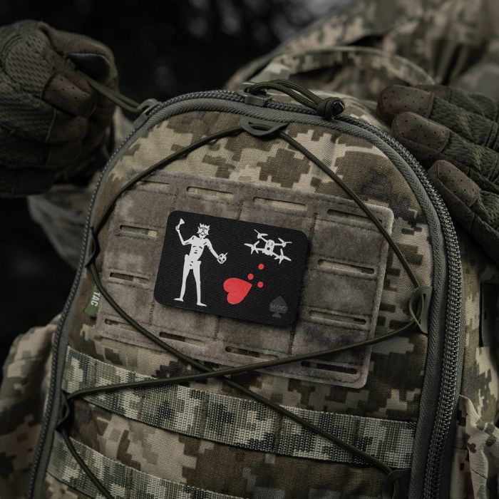 M-Tac нашивка прапор Чорна Борода Дрон Black