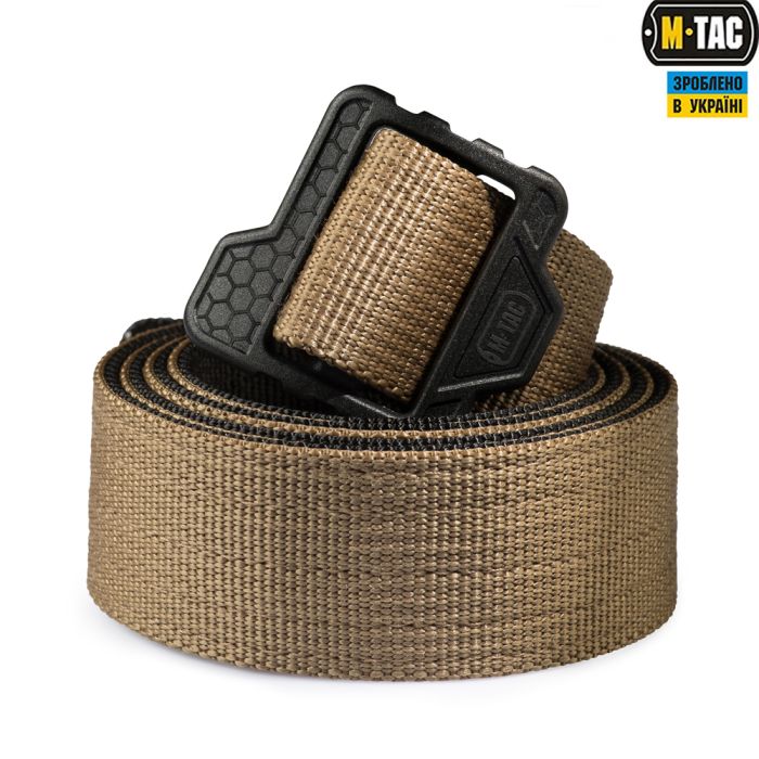 M-Tac ремінь Double Duty Tactical Belt Hex Coyote/Black