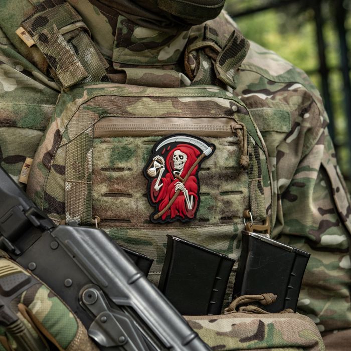 M-Tac нашивка Time PVC Black/Red