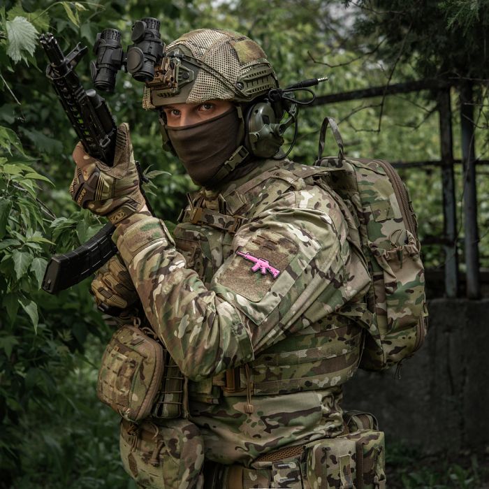 M-Tac нашивка M4A1 3D PVC Pink