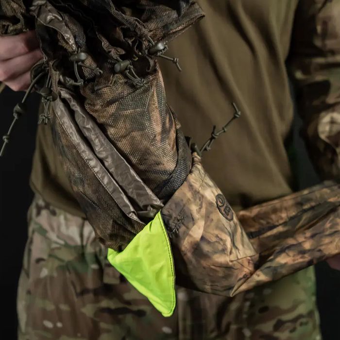 Балістика Антитепловізійне пончо-плащ "Чугайстер" (Камуфляж "Хащі")