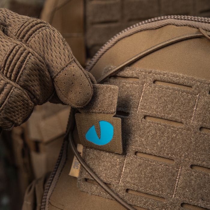 M-Tac нашивка Tiger Eyes Laser Cut (пара) Coyote/Blue/GID