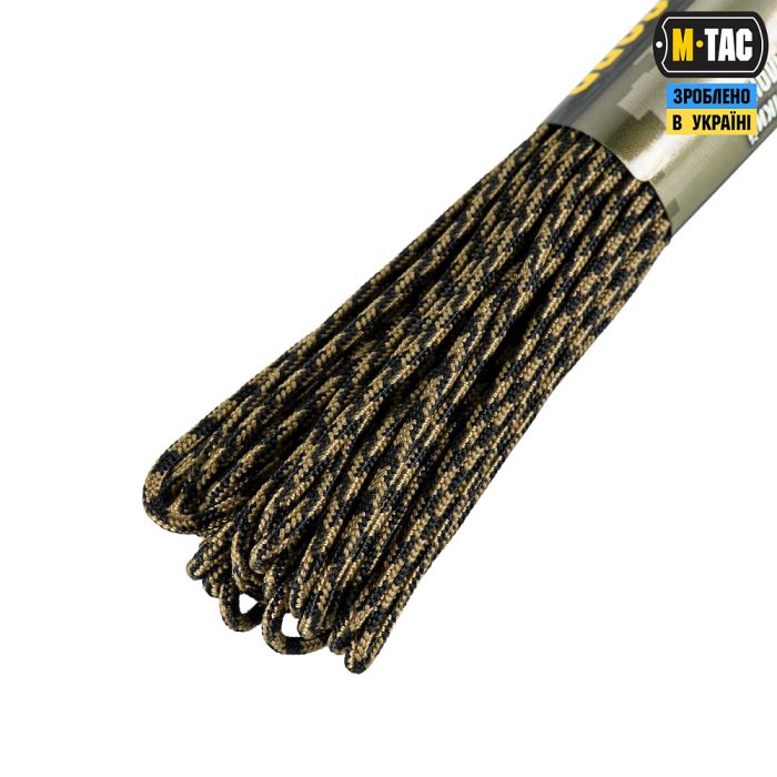 M-Tac паракорд Minicord Mil-Spec 15m Black/Coyote