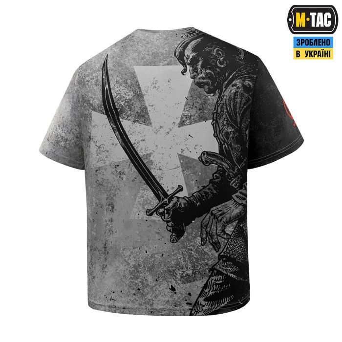 M-Tac футболка Warrior 1618 Oversize Light Grey