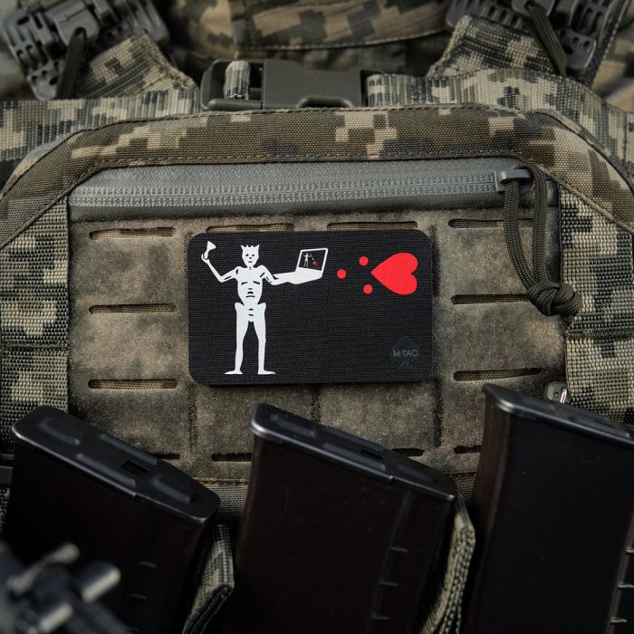 M-Tac нашивка прапор Чорна Борода IT Black