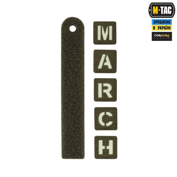 M-Tac нашивка MARCH Ranger Green/GID